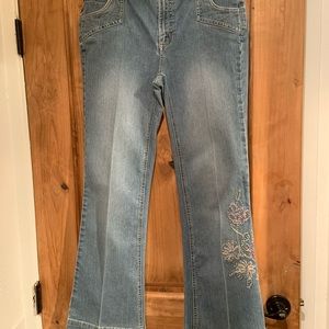 Embroidered jeans